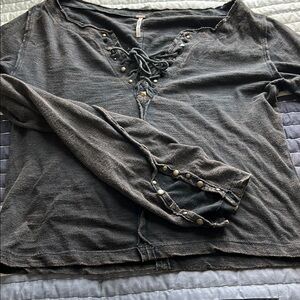 Free People brown top
